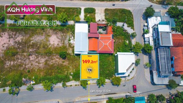 Bán đất 149,2m2 KQH Hương Vinh, gần gạch men Quang Thiện, 1 lô dy nhất giá rẻ chỉ 2,5 tỷ