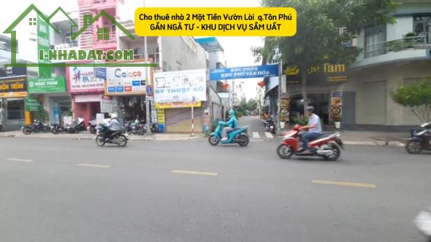 Cho thuê nhà 2 mặt tiền Vườn Lài 72m² - GẦN NGÃ TƯ -KHU DỊCH VỤ SẦM UẤT