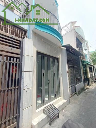 Nhà mới 3 tầng hẻm thẳng đường Dương Bá Trạc P.Rạch Ông Q8 3.1 tỷ