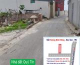 Bán đất HƯƠNG ĐÌNH ĐÔNG - 1 tỷ 750tr
