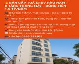 BÁN GẤP TOÀ CHDV HÀO NAM – 8 TẦNG THANG MÁY – DÒNG TIỀN 1.5 TỶ/NĂM, DT 111M GIÁ 22,9 TỶ