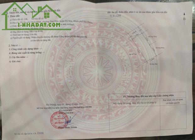 Bán đất Hợp Đức - Đồ Sơn - Hải Phòng - 2