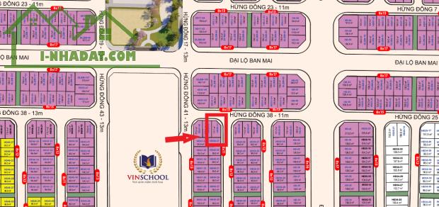 Bán liền kề góc Vinhomes Wonder City – Vị trí vàng, 2 mặt tiền, giá tốt cho nhà đầu tư