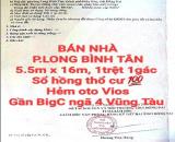 BÁN NHÀ ĐẤT LONG BÌNH TÂN, 1TRỆT 1GÁC SỔ HỒNG THỔ CƯ, HẺM OTO VIOS