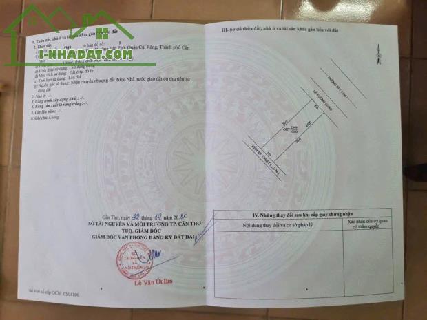 Chủ gửi BÁN NỀN 45 ĐƯỜNG B3 KDC TÂN PHÚ - GIÁ 1 TỶ 750 TR- LH 0949946604 QUÝ - 1