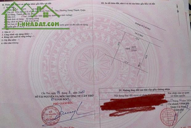 BÁN NỀN BIỆT THỰ _ KDC NAM LONG - ĐƯỜNG SỐ 2( Nền cách Hồ Cảnh Quan Chỉ 30m) - 3