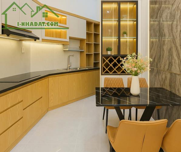 Nhà đẹp 4 Tầng BTCT, Ngang 4m, 4PN, Sát hẻm ô tô, Nhỉnh 6 Tỉ - 2