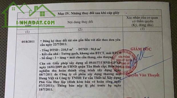 BÁN GẤP NHÀ 66M2 TRẦN THỊ TRỌNG.P15. TÂN BÌNH - 1