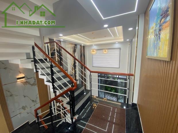 nhà đẹp ngay eaon bình tân hẻm 8m sát mặt tiền 4tầng dtsd 208m2 dọn vào ở ngay - 2