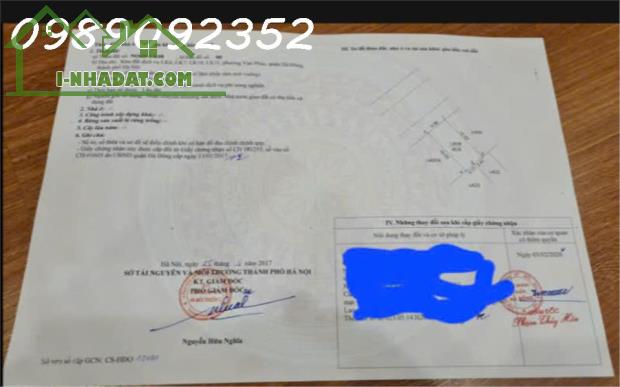 Chính chủ bán lô đất Vạn Phúc mặt tiền 4,58m vỉ hè 2m vị trí đắc địa kinh doanh đa nghành - 1