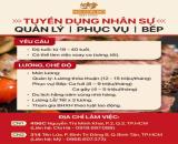 TRẢI THẢM ĐỎ - Đón nhân tài- TUYỂN GIÁM SÁT NHÀ HÀNG khu vực
Bình Tân, Q5, Q8 , Q6, Tân