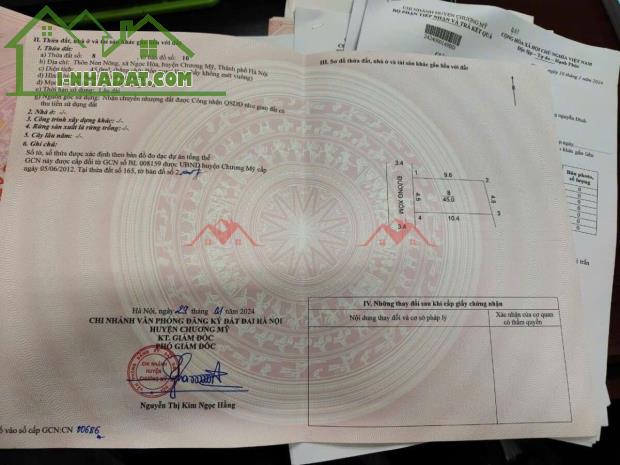 CHÍNH CHỦ BÁN LÔ ĐẤT 45M TẠI NGỌC HÒA-CHƯƠNG MỸ-HÀ NỘI - 3