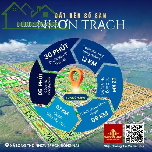 Cty Saigonland - Đầu tư đất nền  tại Nhơn Trạch với tài chính từ 2 đến 3 tỷ đồng - 2