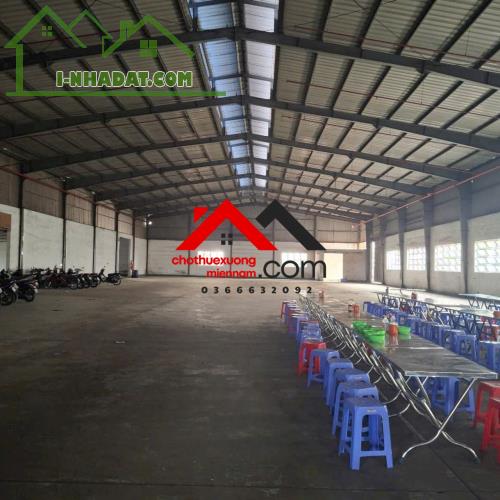 Cho thuê xưởng 3.500m² Thuận An Bình Dương – PCCC tự động, điện 750kVA, giá 2.5$/m², hợp