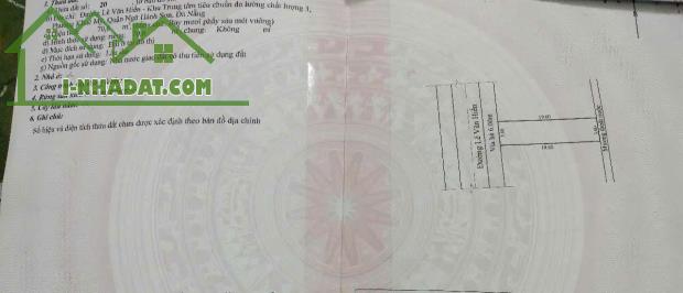 Chính chủ bán đất mặt tiền Lê Văn Hiến , Phường Khuê Mỹ , Quận Ngũ Hành Sơn , TP. Đà Nẵng - 1