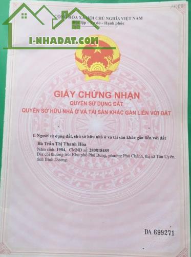 CHÍNH CHỦ CẦN BÁN NHANH LÔ ĐẤT  TẠI Thị xã Tân Uyên, tỉnh Bình Dương - 1