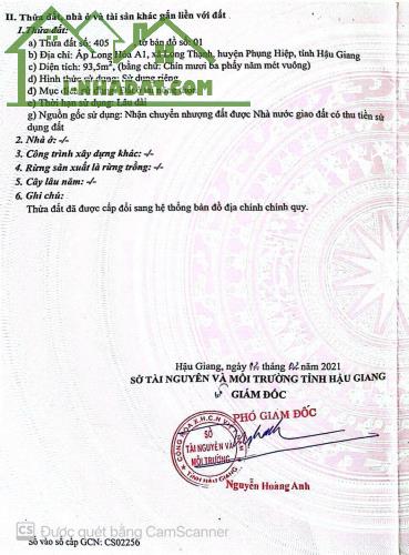 CHÍNH CHỦ CẦN BÁN GẤP Nền Thổ Cư Tại KDC Minh Trí, Phụng Hiệp, Hậu Giang