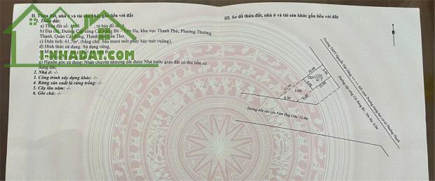 Chính chủ cần bán căn nhà ở số 372C khu vực Thạnh Phú phường Thường Thạnh,  Cái Răng TP. - 1