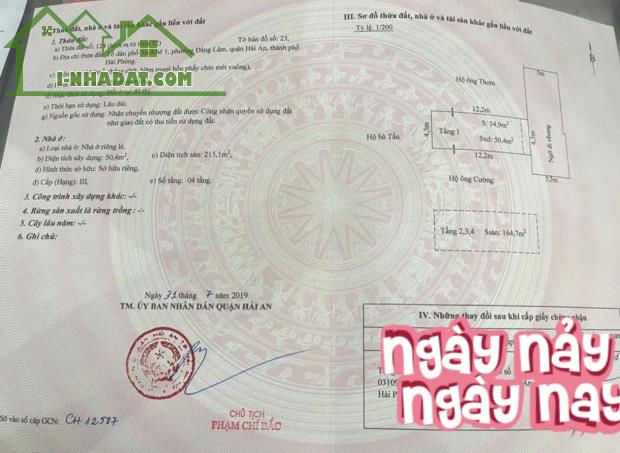Nhà Văn Cao, 55m 4 tầng, đường ô.tô vị trí cực kỳ nông, Giá 5.7 tỉ full đồ - 4
