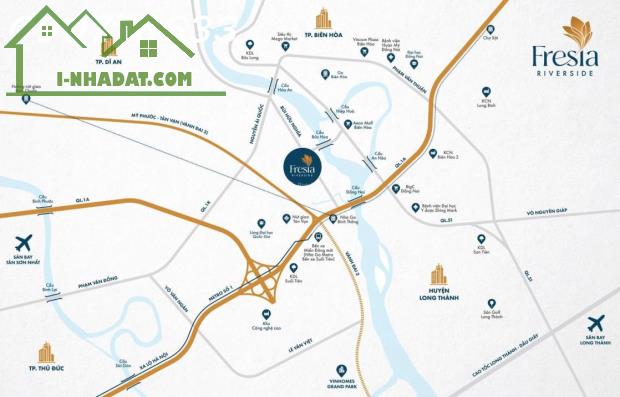 Chính thức nhận booking giữ chỗ 30 triệu / căn hộ Fresia Riverside BH - LH: PKD CĐT - 1