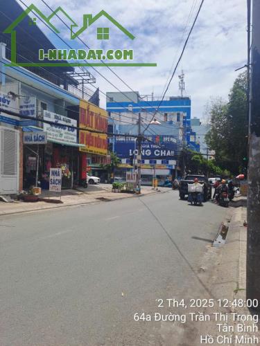 Mặt tiền kinh doanh Trần Thị Trọng – P15 – Tân Bình – 6.4x28m(164m2) – Giá 23.6Tỷ
