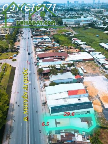 BÁN NHÀ SỔ RIÊNG 196,5M2 MẶT TIỀN QUỐC LỘ 1K, CHỢ HÓA AN - 1
