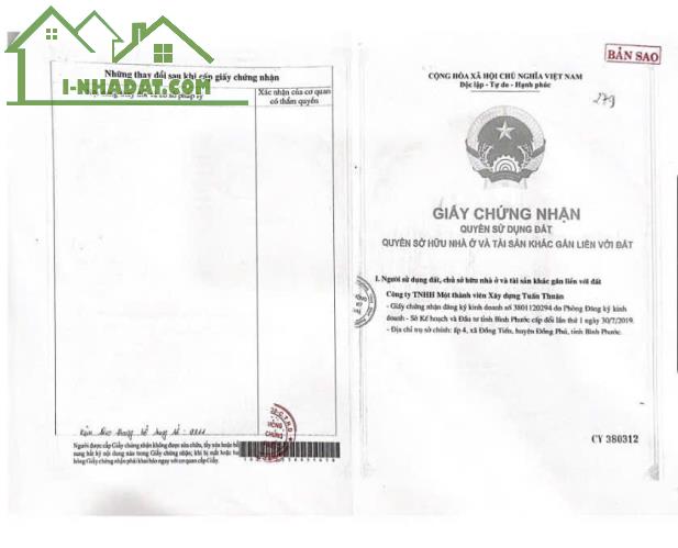 ĐẤT ĐẸP – GIÁ TỐT- CHÍNH CHỦ CẦN BÁN NHANH 4  LÔ ĐẤT  TẠI Tân Phước, Đồng Phú, Bình Phước - 2