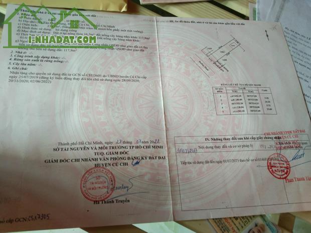 Bể Nợ Bán Nhà 134m2 Xã Tân Phú Trung, Củ Chi giá 650 Triệu có SHR - 2
