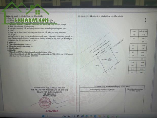 CHÍNH CHỦ CẦN BÁN GẤP LÔ ĐẤT SIÊU ĐẸP TẠI XÃ EA KAO – TP. BUÔN MA THUỘT. - 1