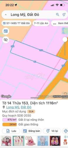 CÁCH TỈNH LỘ 44B 300M - TT PHƯỚC HẢI MỚI . LONG ĐẤT .BRVT - 2