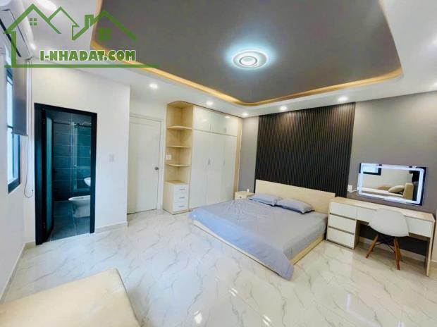 BÁN NHÀ GÓC 2 MẶT TIỀN HẺM XE HƠI NGUYỄN VĂN ĐẬU – NHÀ MỚI, 4 TẦNG, GARA Ô TÔ - 4PN– - 5