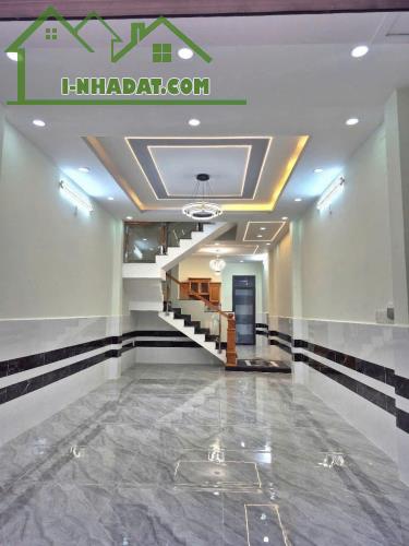 Nhà mới rất đẹp 1 trệt 2 lầu 4mx15m đường 5m tân thới hiệp 14 ngay metro - 2