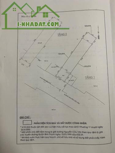 Bán nhà mặt tiền Nguyễn Cửu Vân, P.17, Gò Vấp: 4,53 x 26, giá 24 tỷ. - 2