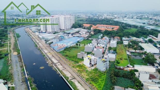 50.	Bán Đất Đầu Tư Mặt Tiền Đường 20m Kênh Tham Lương 80m2 Giá Tốt 4,65 Tỷ SHR