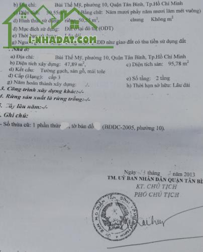 51m2 BÙI THẾ MỸ, NỞ HẬU, 4ty2 hoàn công đủ