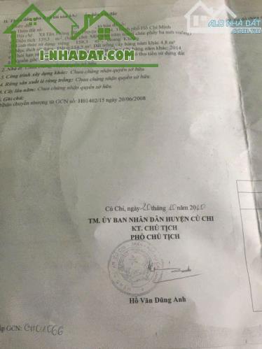 Kẹt tiền bán gấp lô đất Thổ Củ ngay gần CHợ Việt Kiều CỦ Chi, 570 triệu sang tên, 5x32m - 2