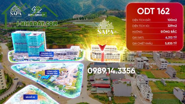Sở hữu ngay căn liền kề xây sẵn 4 tầng vị trí trung tâm hành chính mới Sapa giá chỉ 5,8
