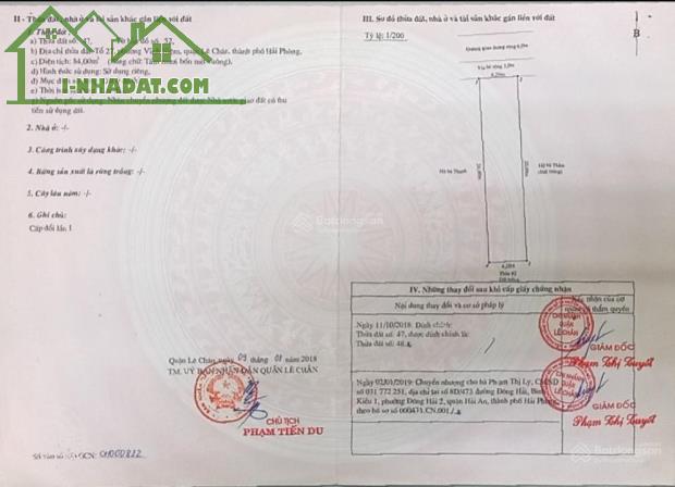 CHÍNH CHỦ CẦN BÁN GẤP 2 MẢNH ĐẤT LIỀN KỀ TẠI MẶT ĐƯỜNG TRỰC CÁT 1, LÊ CHÂN, HẢI PHÒNG - 4