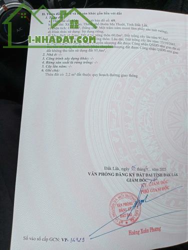 NHÀ 1 TRỆT 1 LẦU – MẶT TIỀN ĐƯỜNG NHỰA H’DƠK, Y WANG, TP. BUÔN MA THUỘT - 1