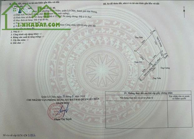 Nhà Trực Cát - Thiên Lôi, 52m 4 tầng, mặt ngõ thẳng tắp, Giá 4.25 tỉ - 4