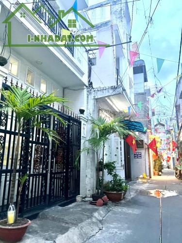 Vip Lê Văn Sỹ Phú Nhuận, giáp Q3, 4 Tầng,hẻm thông,nở hậu 4.1m,44m2,Ở/cho thuê, 7.05 tỷ - 1
