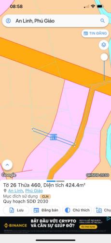 425m2 gần đường DH, An Linh, Phú Giáo, Bình Dương hơn 5xx triệu - 1