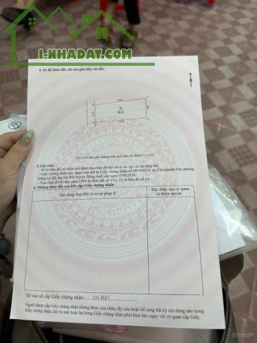 Bán đất Lương Nỗ Tiên Dương - 58.9m2 - Đường thông ô tô 7 chỗ - 2