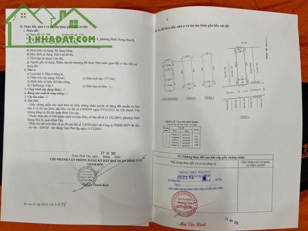 HOT HOT HOT - Cần Bán Nhanh Căn Nhà Tại Hẻm 118 Đường Số 8, P. Bình Hưng Hoà B, Q. Bình - 1