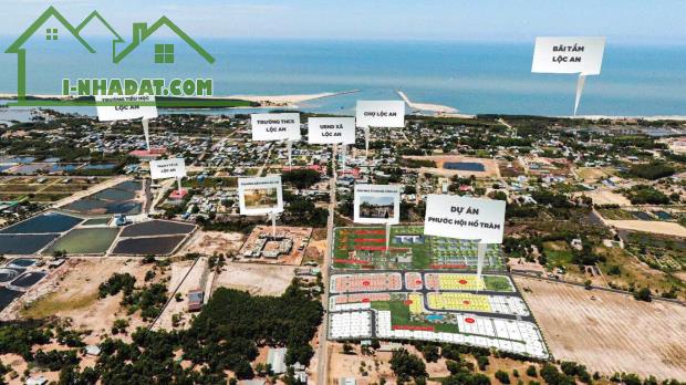 THANH LÝ GẤP LÔ ĐẤT 195M2 NGANG 8 DUY NHẤT NGAY CHỢ LỘC AN, PHƯỚC HỘI, BRVT - 1