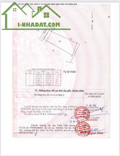 ĐẤT ĐẸP - GIÁ TỐT - Bán GẤP Lô Đất Tiềm Năng Tại Xã Xuân Thới Đông, Hóc Môn - 1