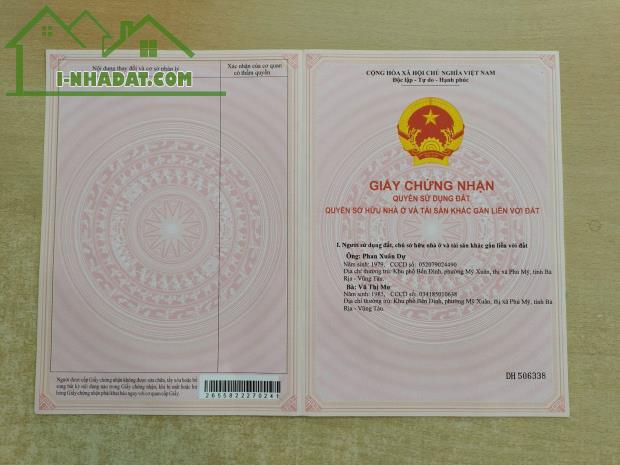 CHÍNH CHỦ BÁN ĐẤT SẴN SỔ TRUNG TÂM LONG TÂM – BÀ RỊA-VŨNG TÀU - 5