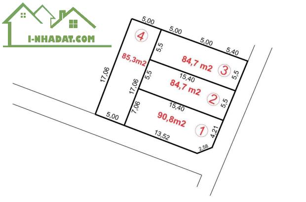 CHÍNH CHỦ BÁN 4 LÔ ĐẤT ĐẸP TẠI KHÊ NGOẠI, VĂN KHÊ, MÊ LINH