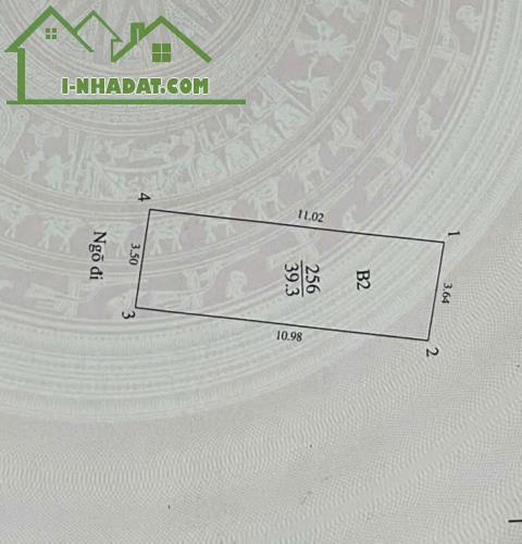 BÁN ĐẤT TẶNG NHÀ ĐẠI LA, GẦN PHỐ, NỞ HẬU, 40M2 GIÁ CHỈ 6,8 TỶ - 2