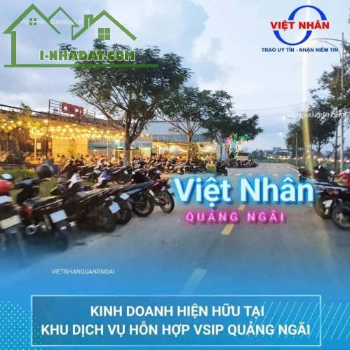 BÁN LÔ ĐẤT TRỤC CHÍNH KHU A - KHU DỊCH VỤ HỖN HỢP VSIP QUẢNG NGÃI